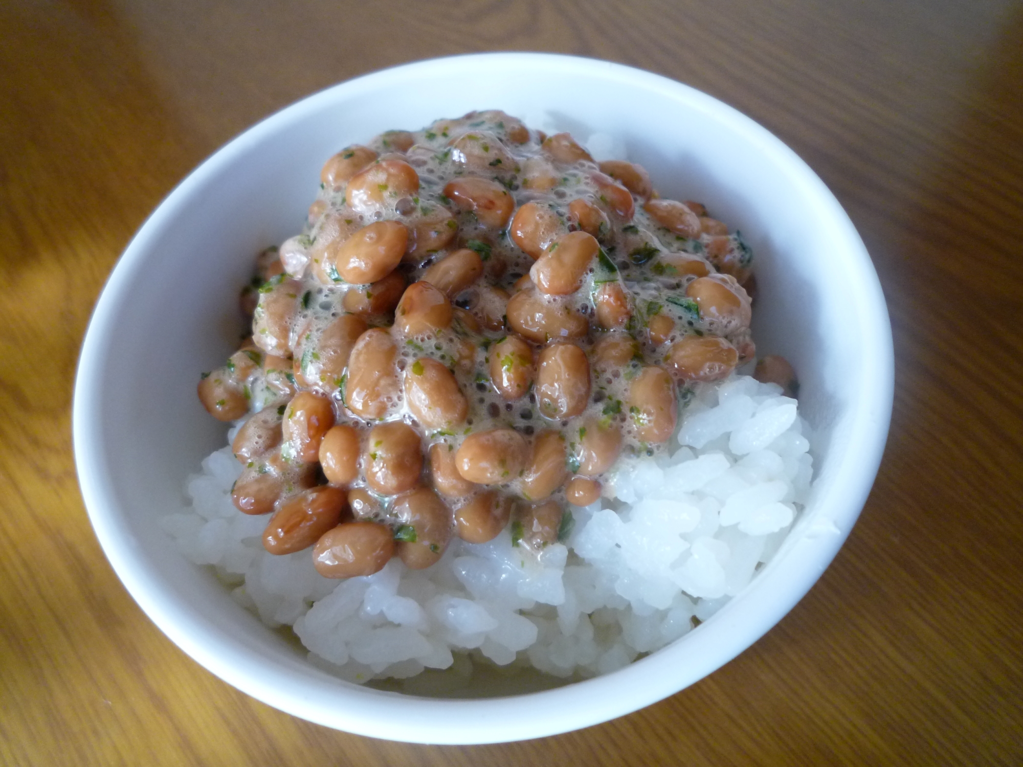 手軽に簡単・シソ海苔風味納豆