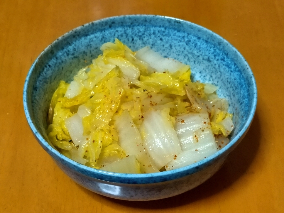白菜のピリ辛七味炒め