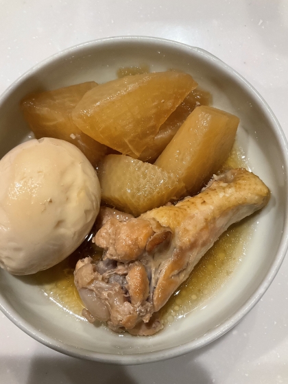鶏肉と大根の甘辛煮