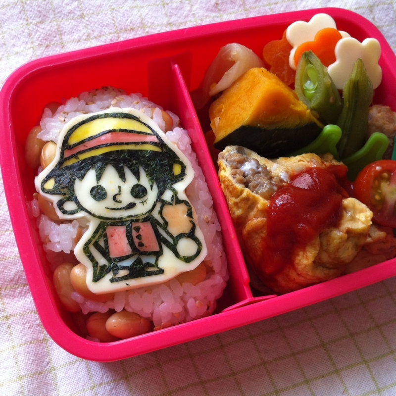 ONE PIECE ワンピース ルフィのキャラ弁