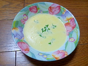 嶽きみで作ったあま〜いコーンクリームスープ