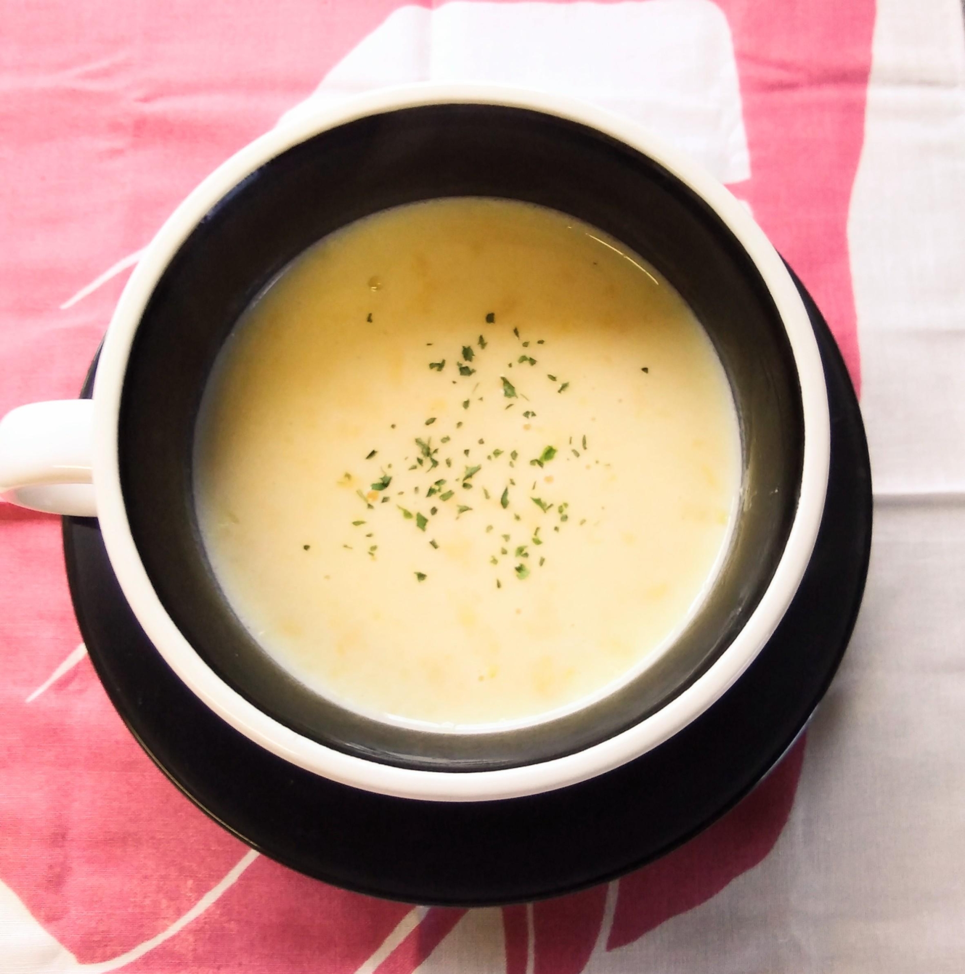 あまり野菜でポタージュスープ　コーン　じゃがいも