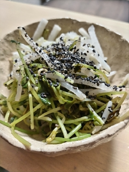 ★豆苗ともやしの中華和え★