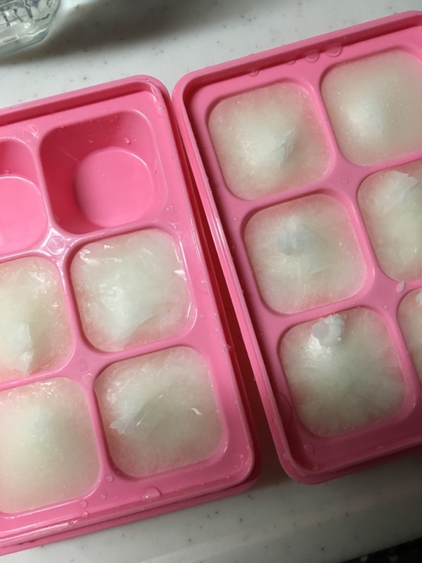 離乳食10倍粥の冷凍保存方法(*^^*)☆