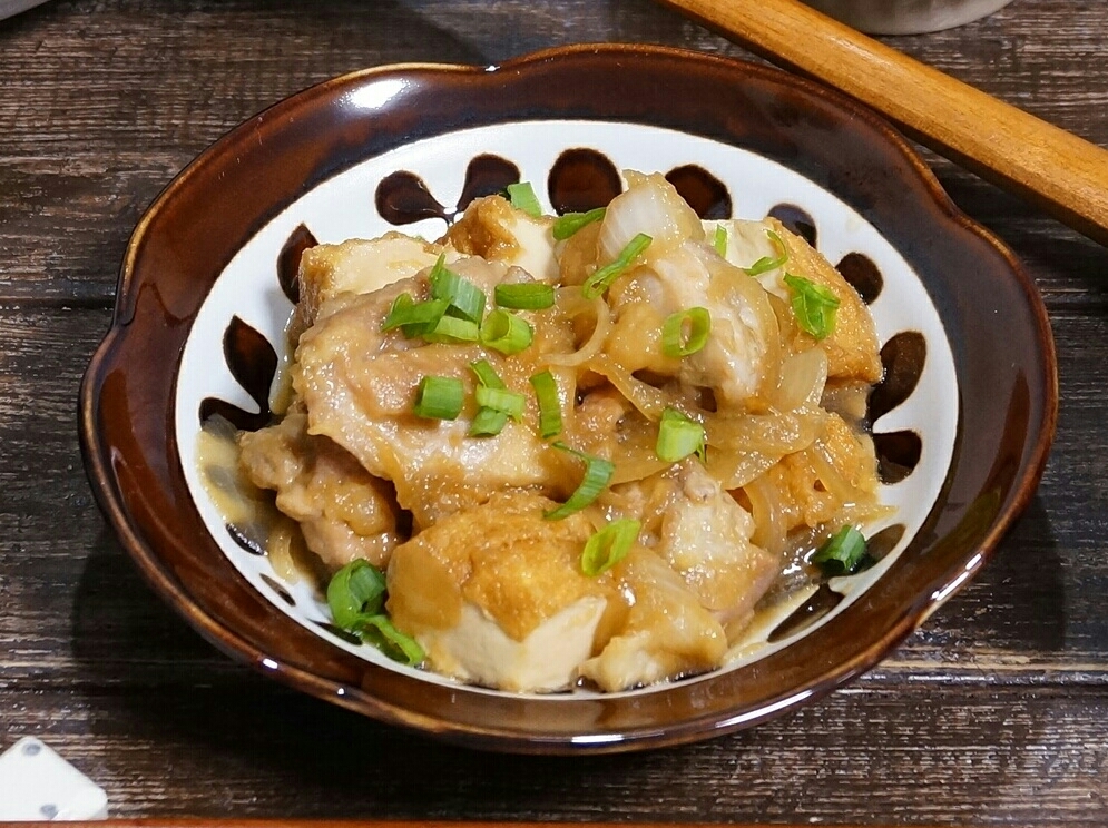 ▷鶏肉と厚揚げのおろし煮