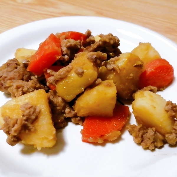 合い挽き肉とじゃがいもと人参のオイスターソース炒め レシピ 作り方 By はじゃじゃ 楽天レシピ 合い挽き肉とじゃがいもと人参のオイスターソース炒め レシピ 作り方 By はじゃじゃ 楽天レシピ