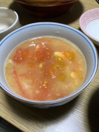 夏なのでトマトも入れてみました！美味しかったです！また作ります！