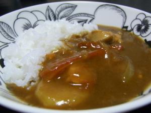 圧力鍋で1分！チキントマトカレー