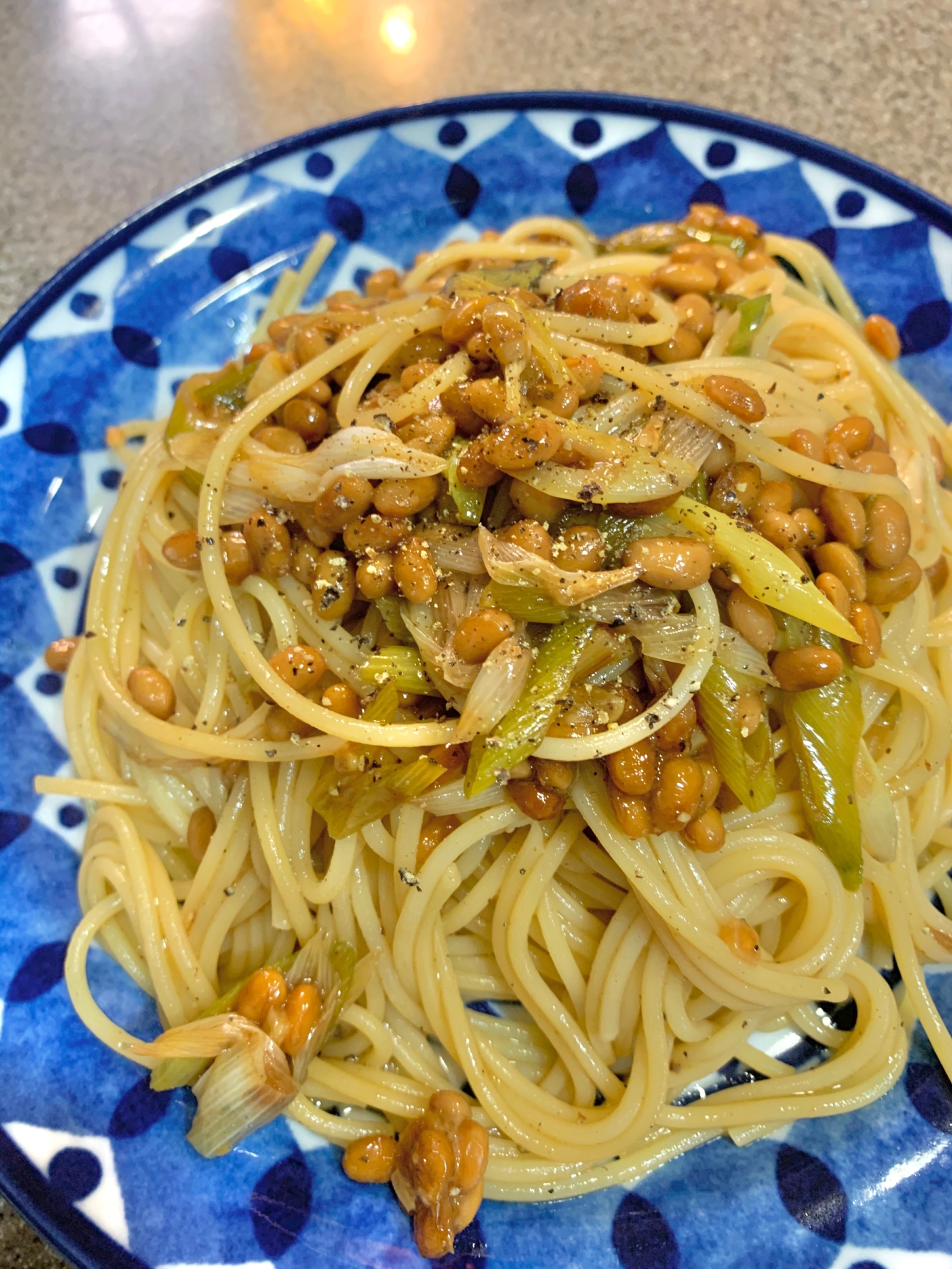 ぶっかけじゃない！イタリアンな納豆スパゲッティ☆