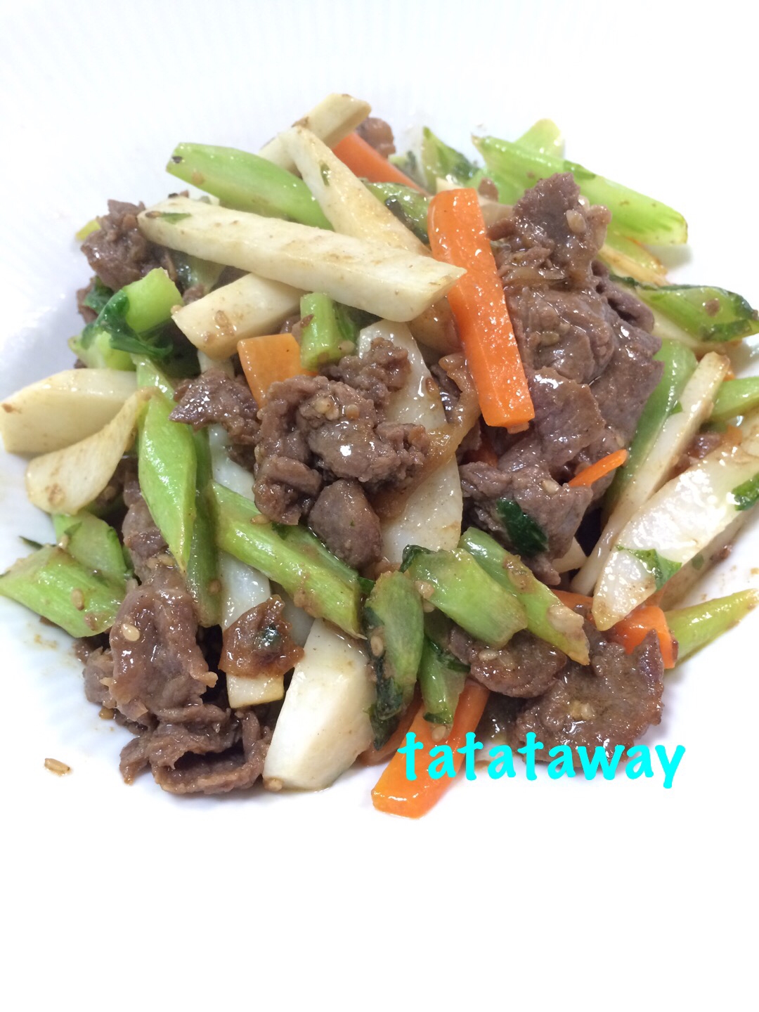 プルコギビーフで和野菜炒め レシピ・作り方 By Tatataway｜楽天レシピ