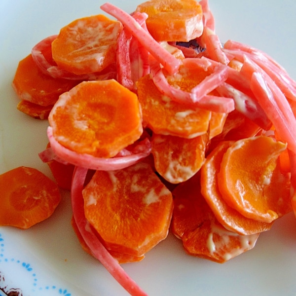 レンチンで作るにんじんと紅しょうがのマヨあえ レシピ 作り方 By ごはんが大好き 楽天レシピ レンチンで作るにんじんと紅しょうがのマヨあえ レシピ 作り方 By ごはんが大好き 楽天レシピ