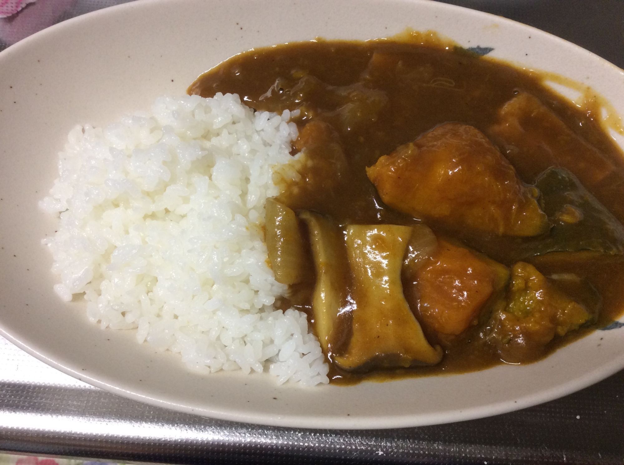 圧力鍋でパンプキンカレー