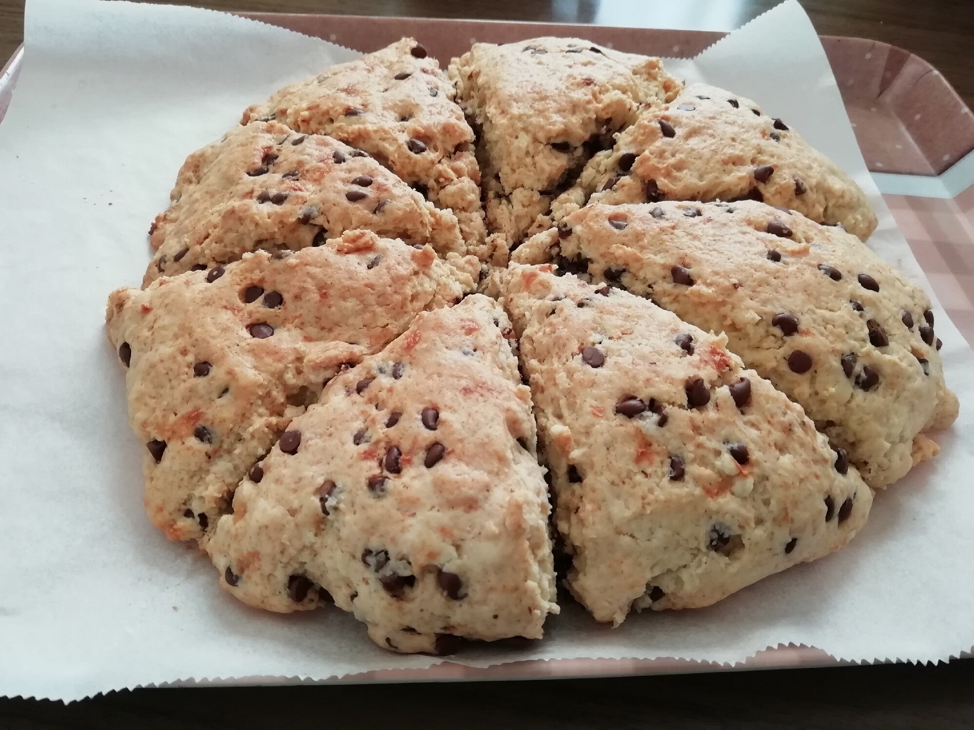チョコスコーン様 A video that teaches you how to make chocolate chunk scones
