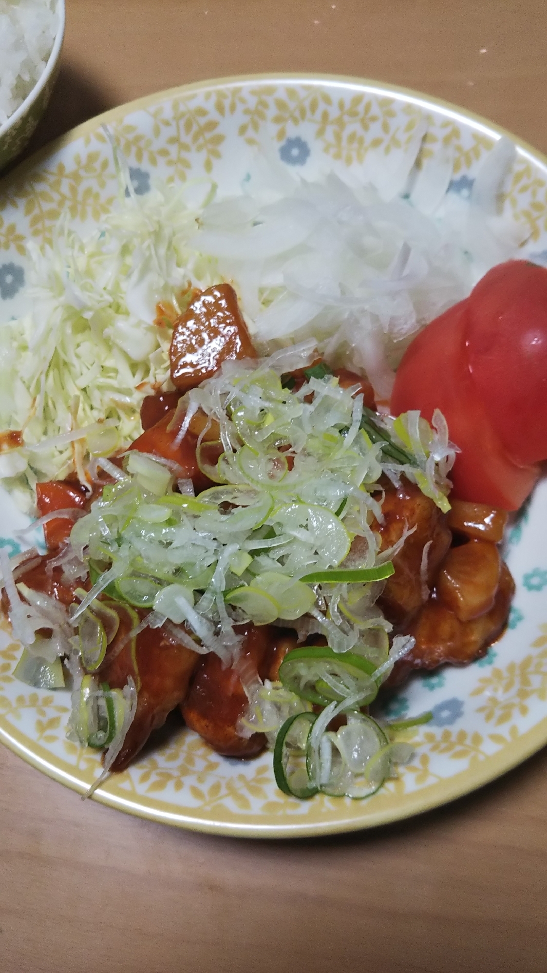 鶏肉のケチャップ煮