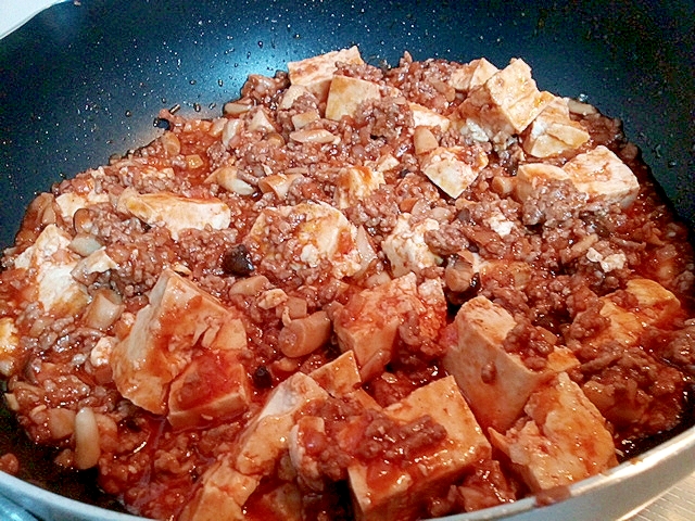 ケチャップで　麻婆豆腐