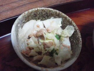 ツナと大根、レタスのサラダ