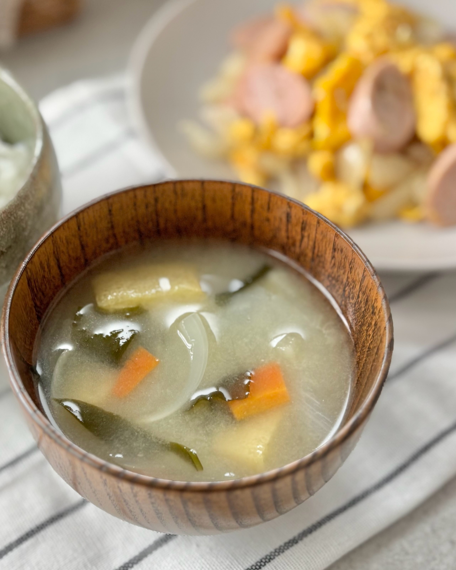 新たまのほっこり甘〜いお味噌汁