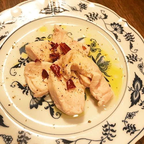蒸し鶏胸肉