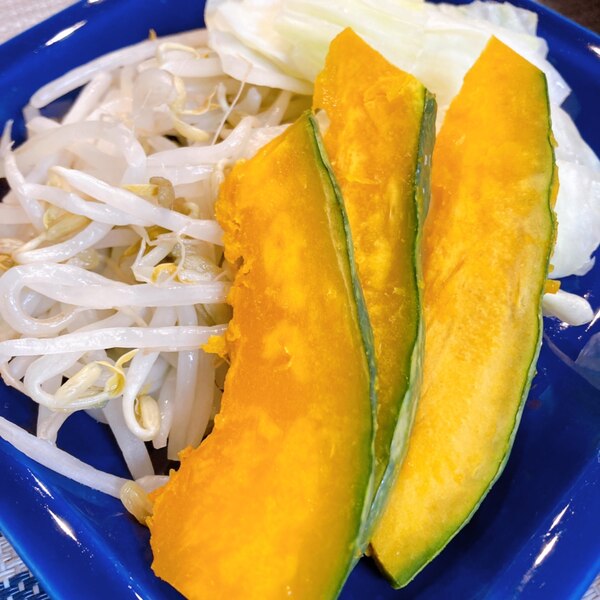 ホクホクかぼちゃとキャベツともやしの温野菜 レシピ 作り方 By ちょこママ 楽天レシピ ホクホクかぼちゃとキャベツともやしの温野菜 レシピ 作り方 By ちょこママ 楽天レシピ