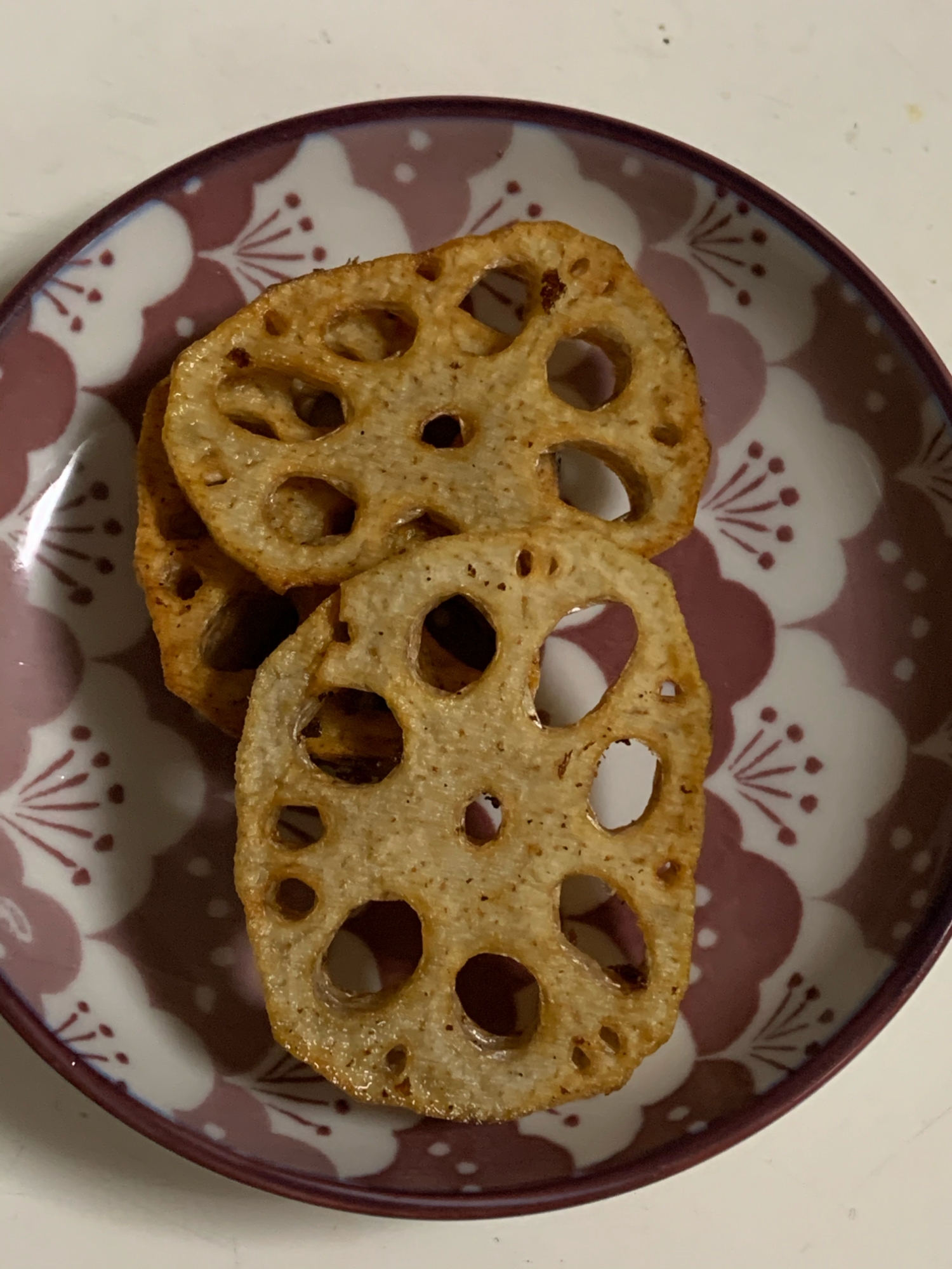 付け合わせやお弁当に♪蓮根の素揚げ