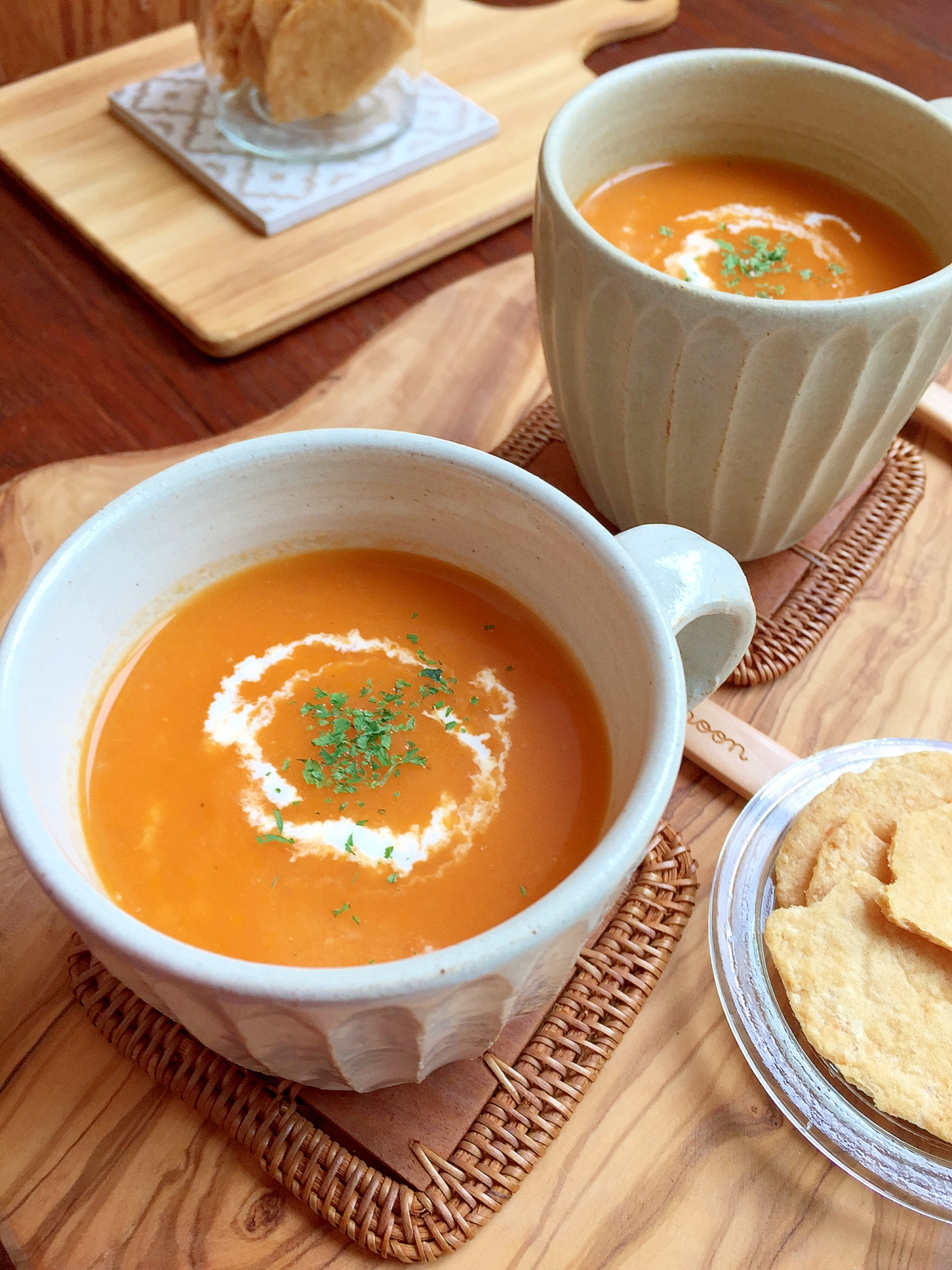 【楽天市場商品で作る】高級えびせん で ビスク風♪