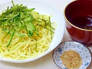 焼きそば麺で作れる(゜ロ゜)「和風★つけ麺」