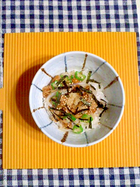 イカのぬるぬる丼♪