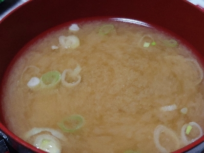 簡単味噌スープ