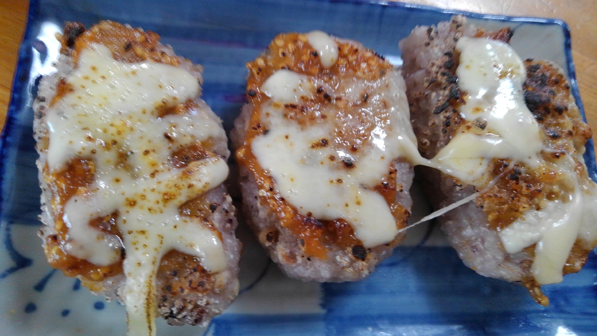 こんがりチーズが美味しい!甘味噌だれきりたんぽ