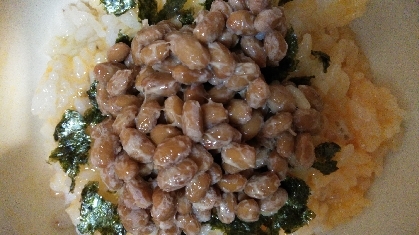 納豆入り美味しい卵かけご飯