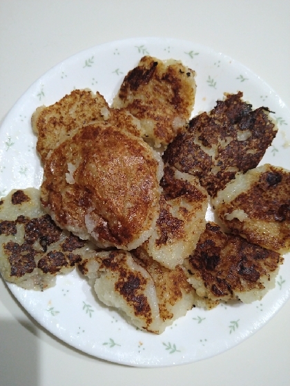 醤油風味!! 大根もっち餅♪