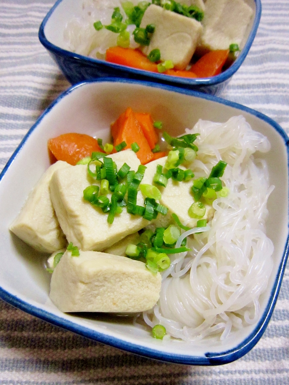 ほっこり☆高野豆腐と結び白滝の煮物