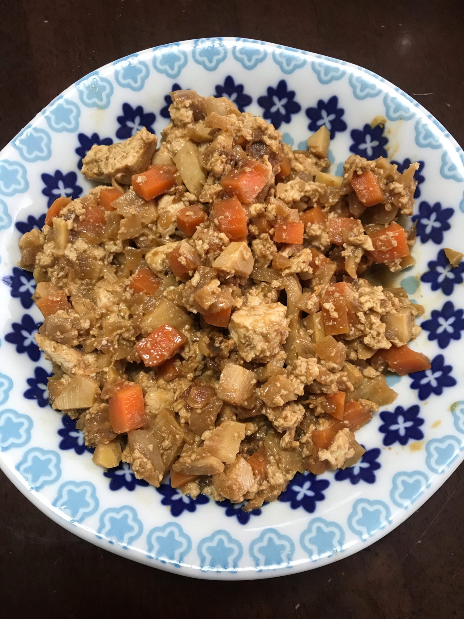 肉なし☆豆腐ジャージャー麺☆ 豆腐肉味噌