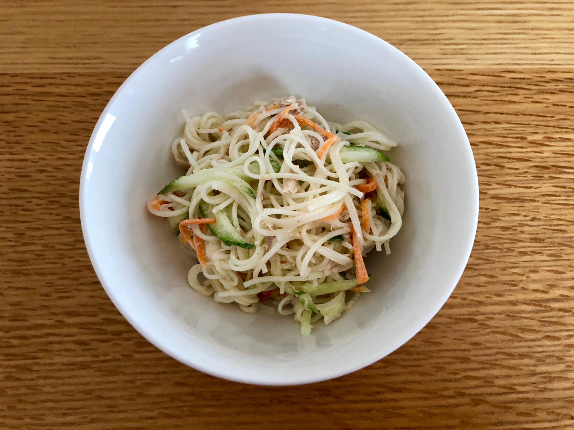 子供喜ぶ！素麺サラダ