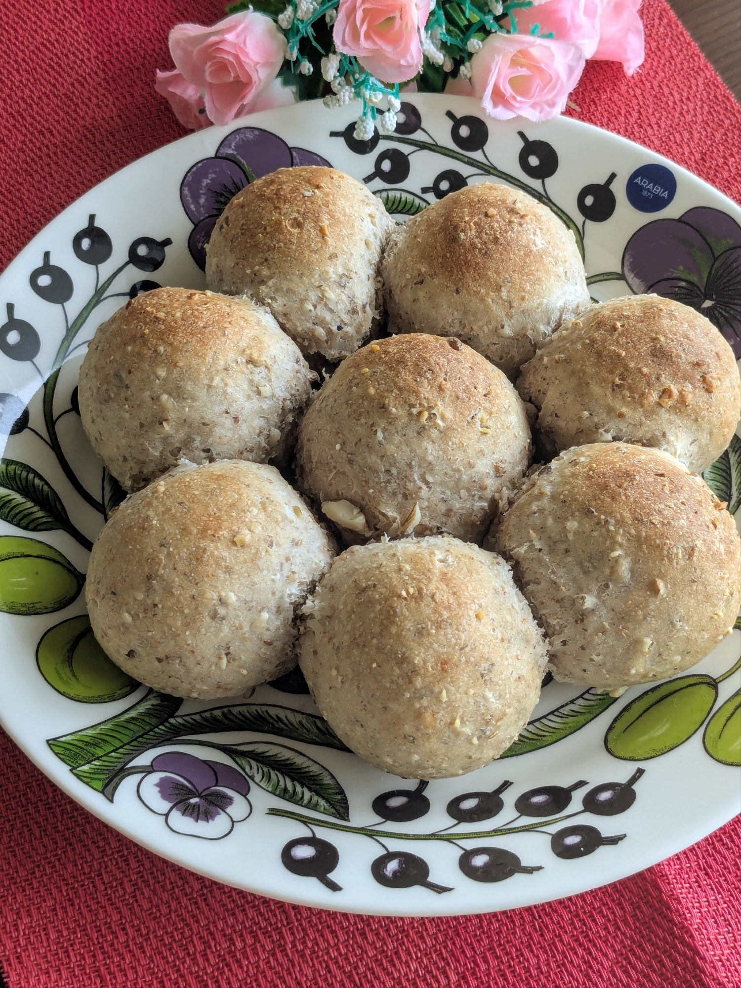 〜くるみと全粒粉のちぎりパン〜