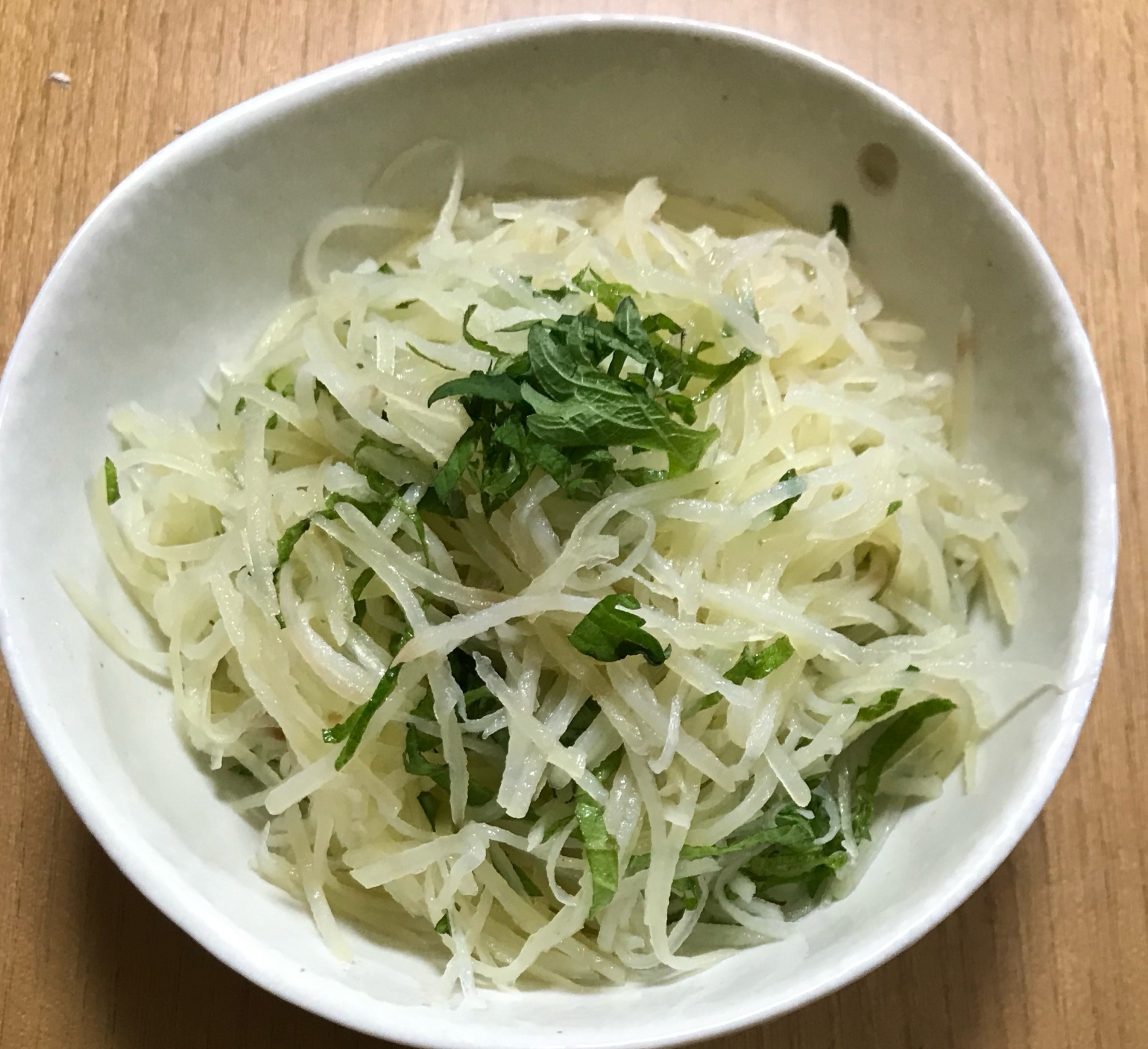 じゃがいものシャキシャキ酢の物