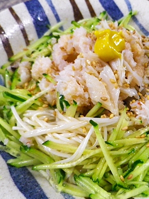 シンプル蟹冷やし中華素麺