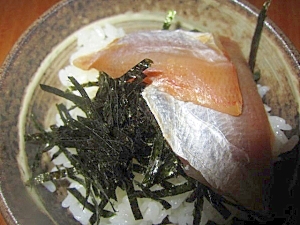 海苔鯛御飯わさび醤油味