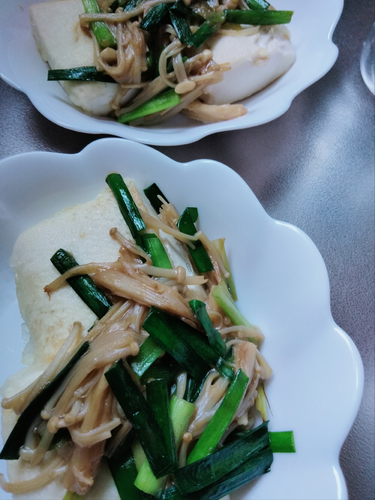 豆腐のきのこあんかけ♫