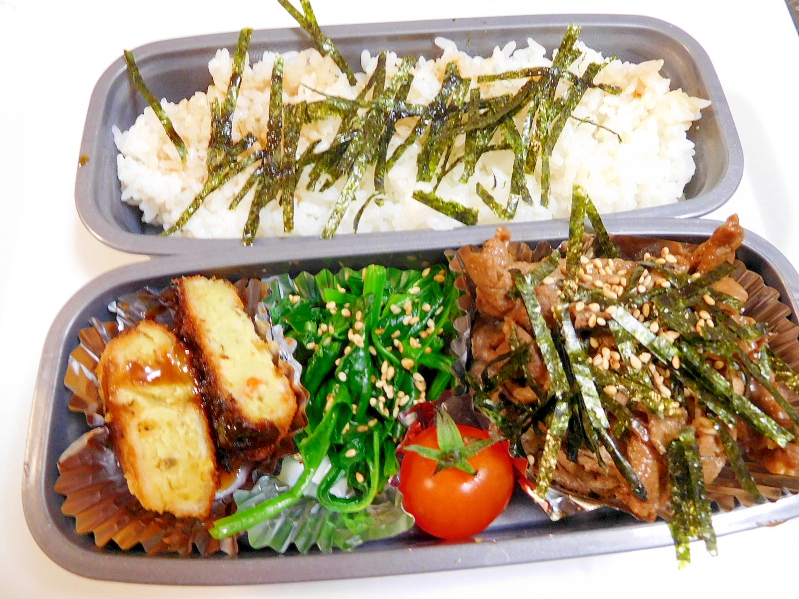 海苔牛肉弁当