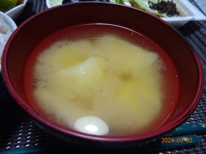 じゃがいも味噌汁