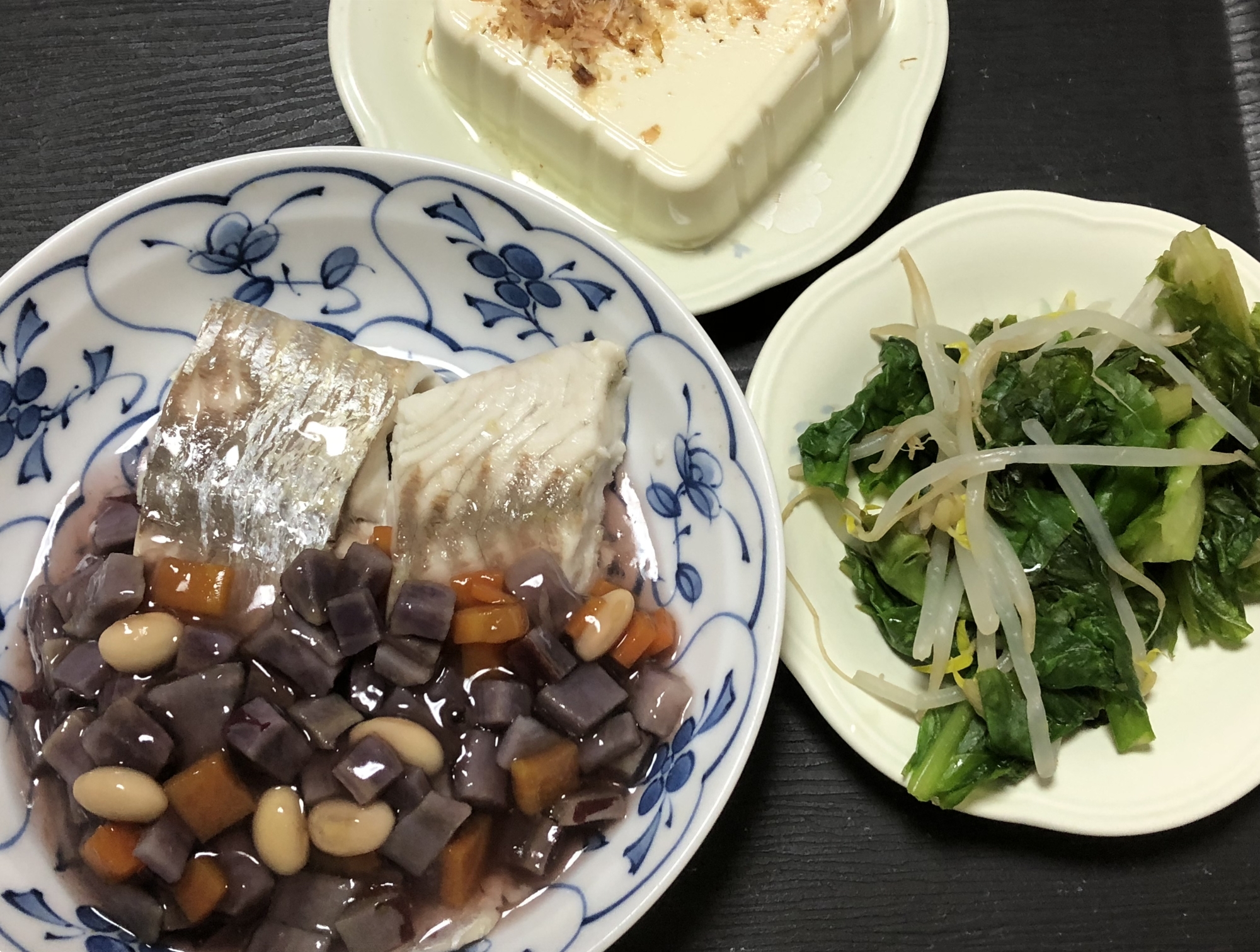 一食塩分2g 白身魚の野菜あんかけ