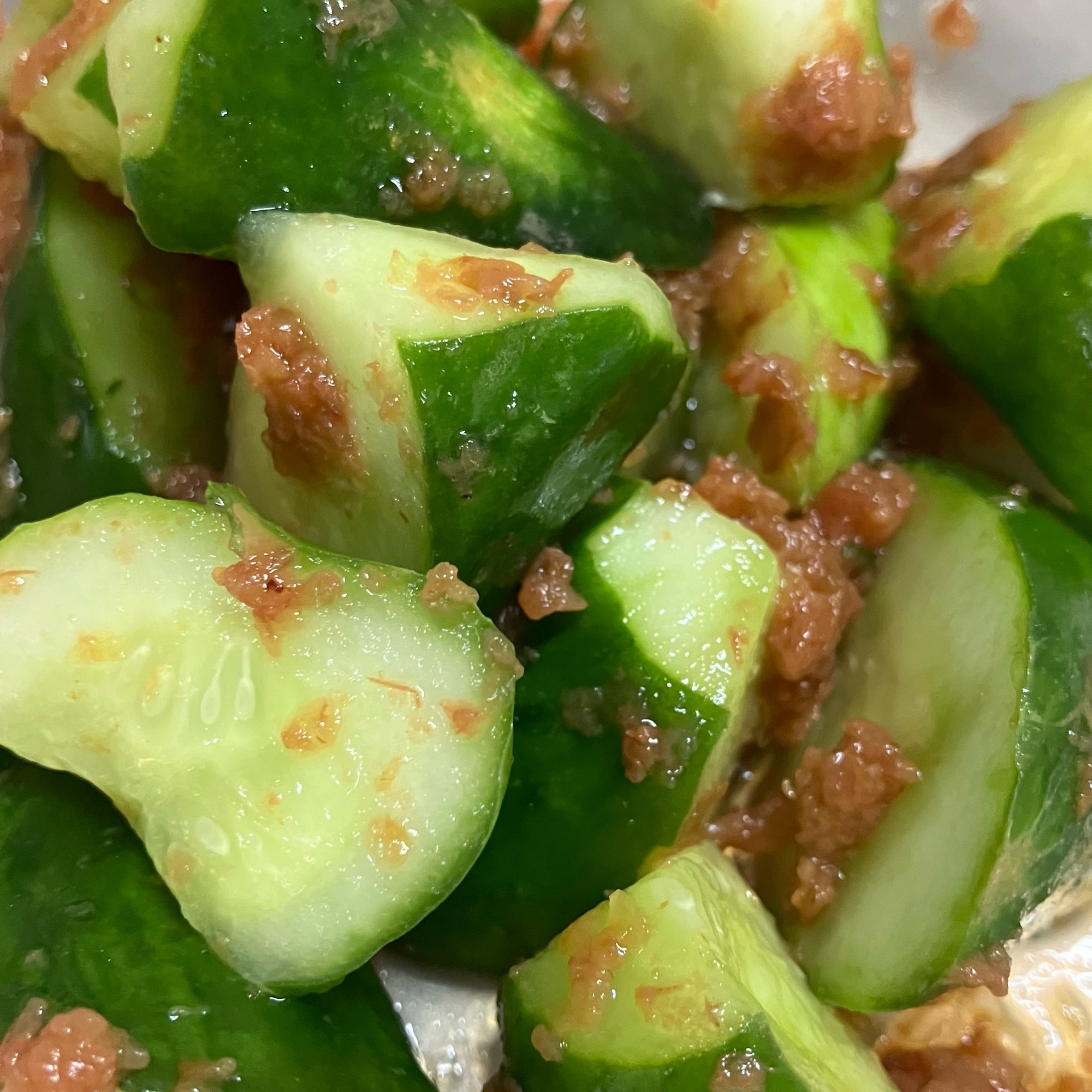 《きゅうりの梅おかか和え》