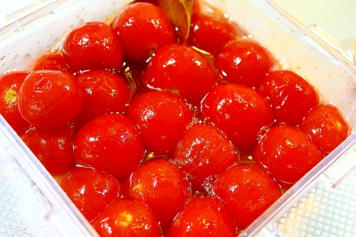 プチトマトの梅シロップ漬け