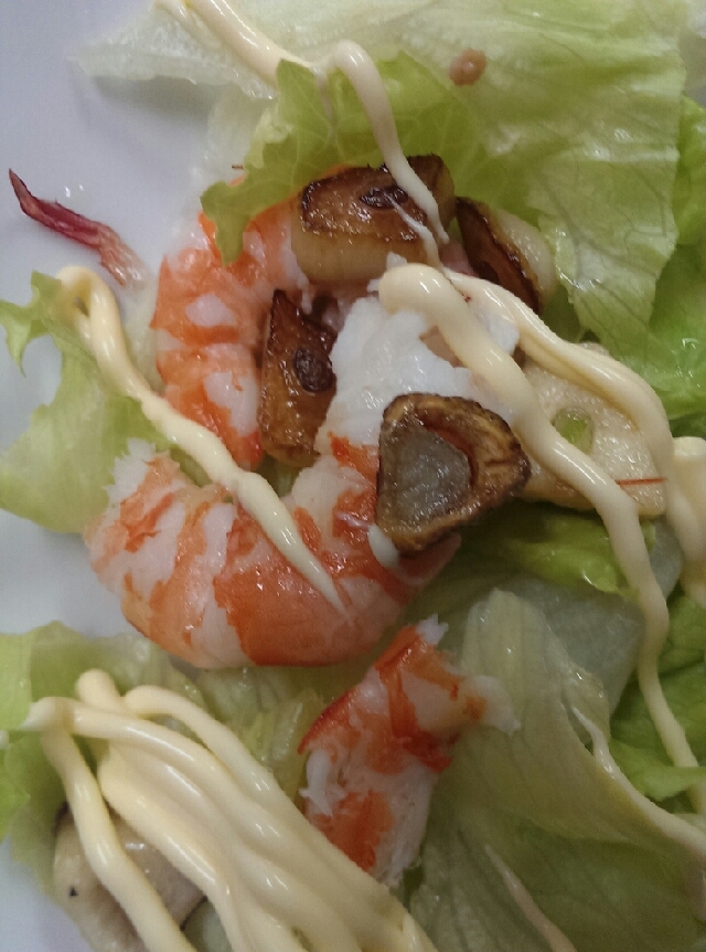 芝海老のにんにくソテー