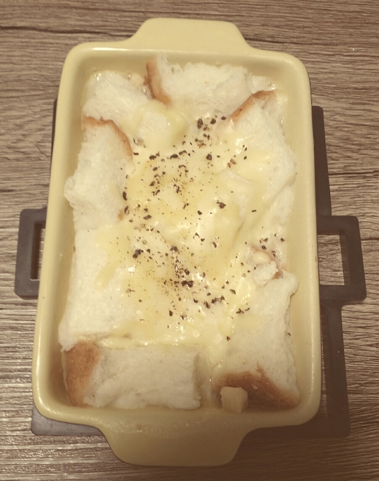 超簡単 時短 節約パングラタン 1人飯にも♪