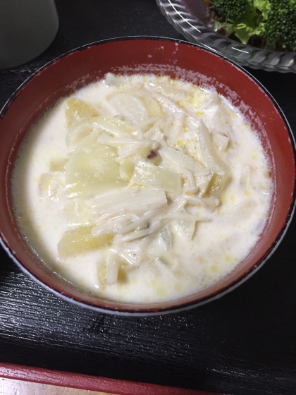 今日は寒かったのでこのレシピで温まりました〜♪簡単に美味しく作れました。ご馳走様でした！素敵なレシピありがとうございました(*^^*)