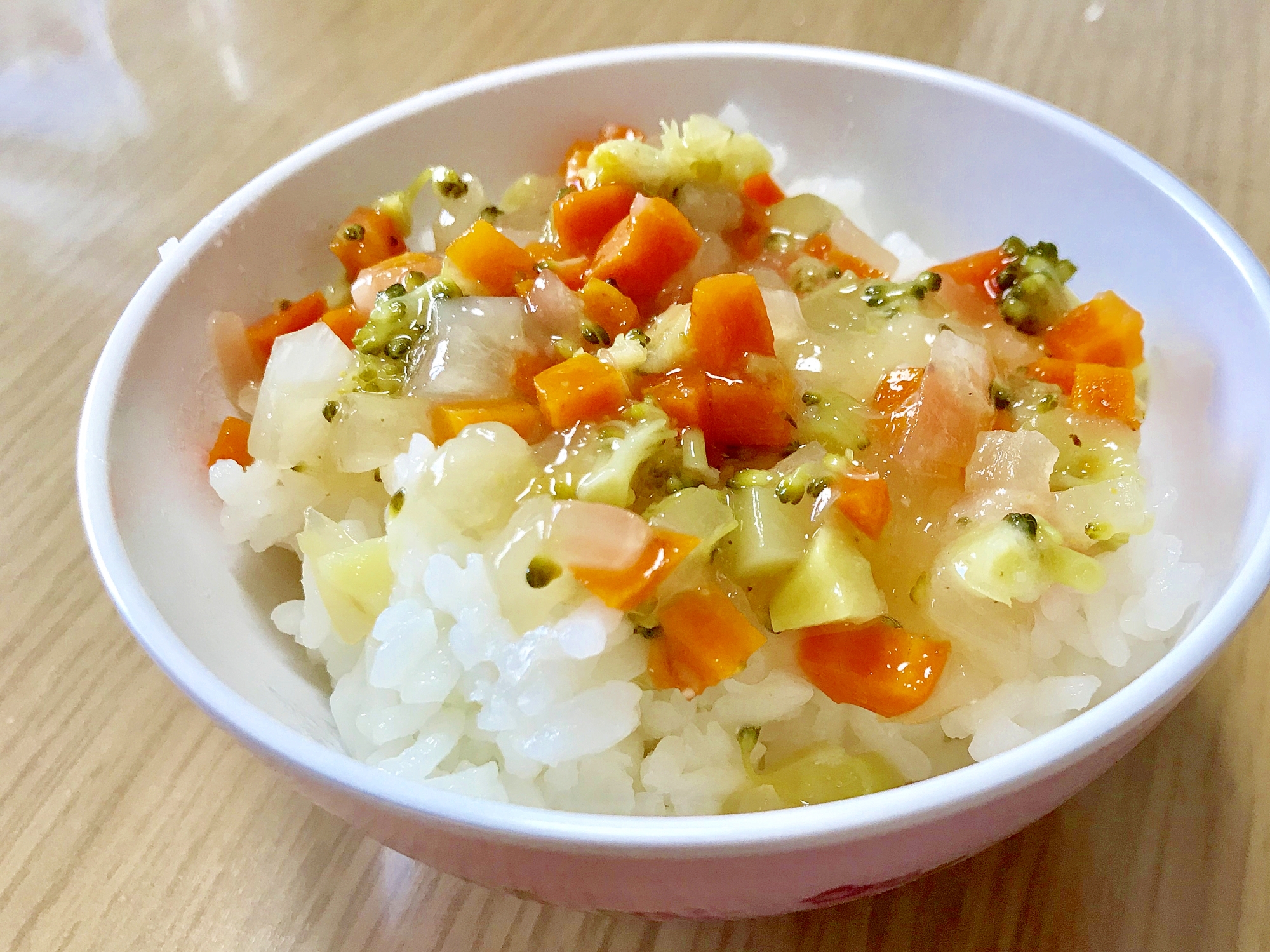 離乳食後期 五目中華丼 レシピ 作り方 By Maroncream 楽天レシピ