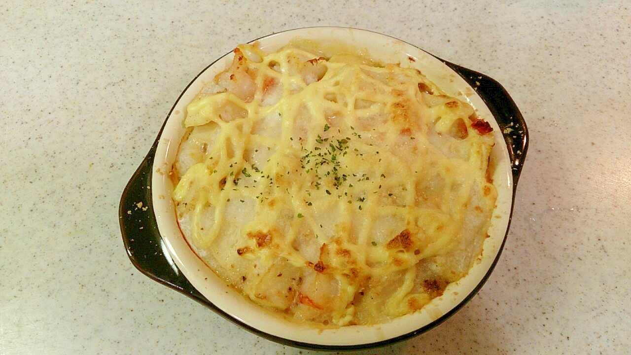 ヘルシー たけのこの山芋グラタン レシピ 作り方 By Mezzodiamante 楽天レシピ