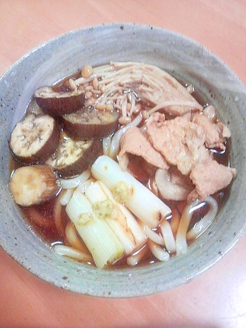 豚肉と焼きねぎのうどん